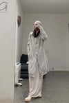 BORIS BIDJAN SABERI Light Grey Cashmere Hat KNHAT2 FPI30001